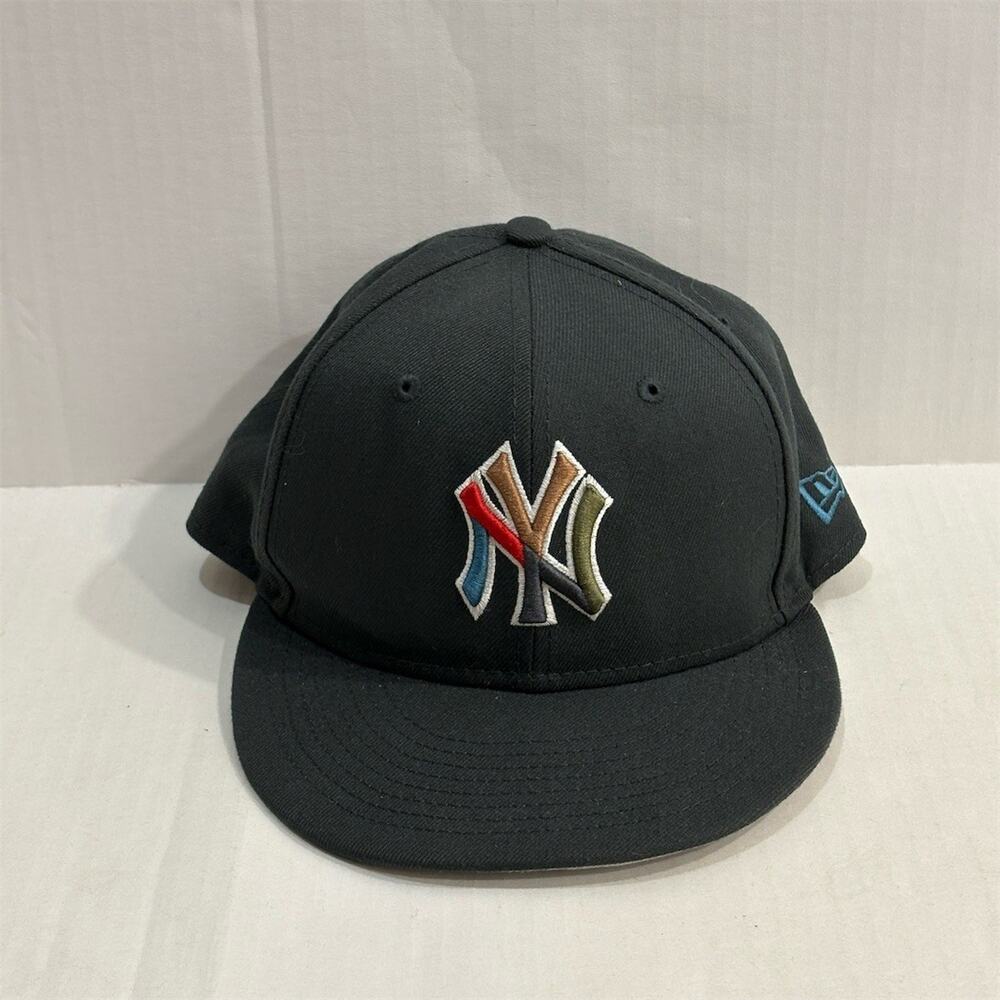 New Era 9FIFTY New York Yankees Snapback Hat Grey Multicolor Logo OS